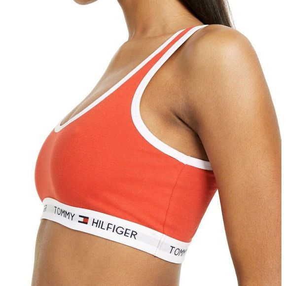 Tommy Hilfiger Sports Bra Red Brand New - Picture 3 of 3